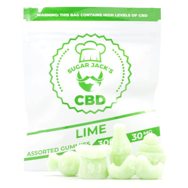 CBD Assorted Lime Gummies -300mg